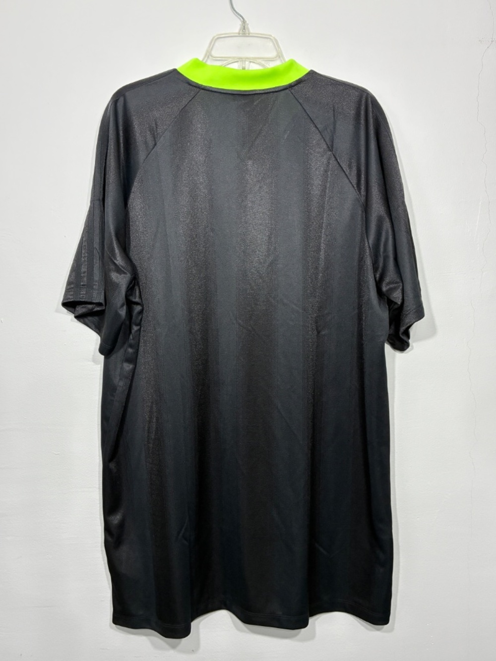 adidas Originals Large Soccer Jacquard Oversize Mini Dress Black Green KB8152 - Picture 7 of 11